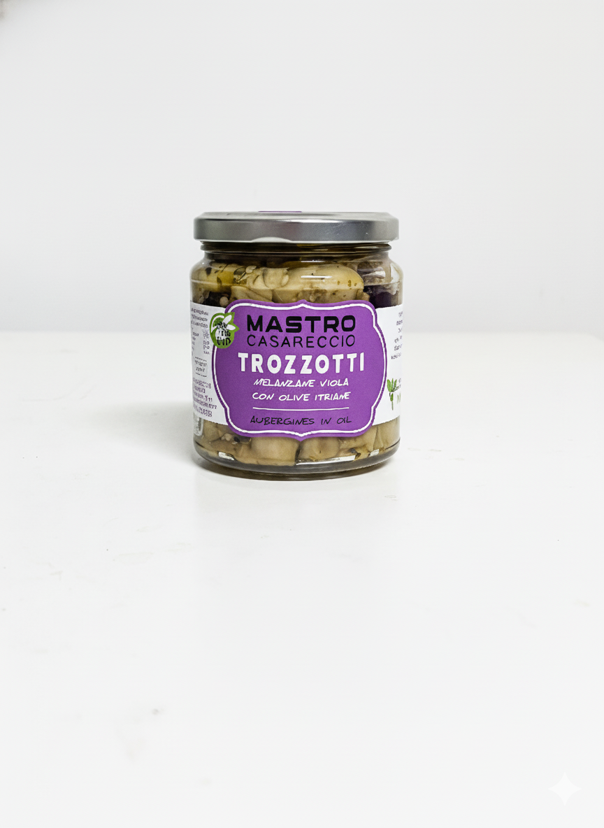 Melanzane Viola con Olive Itrane