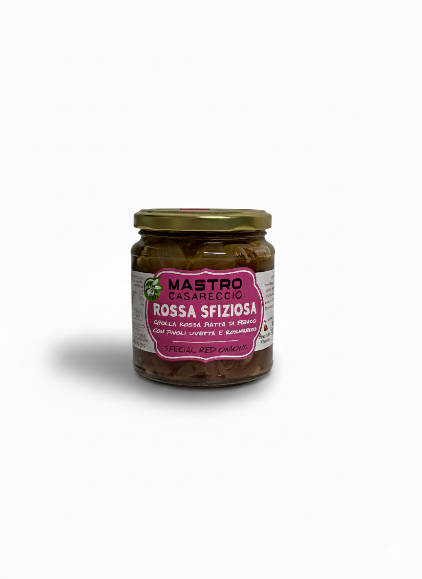 Cipolla Rossa di Pedaso, Pinoli Uvetta e Rosmariono